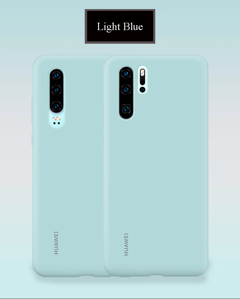 Официальный Мягкий силиконовый чехол huawei P30 Pro Чехол Стильный Анти-осенний ультра-тонкий задний чехол защитный чехол P30
