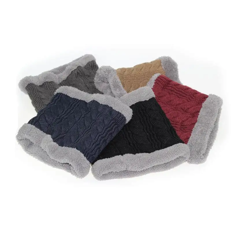 Шарф женский зимний вязаный из хлопка и шерсти | Аксессуары для одежды