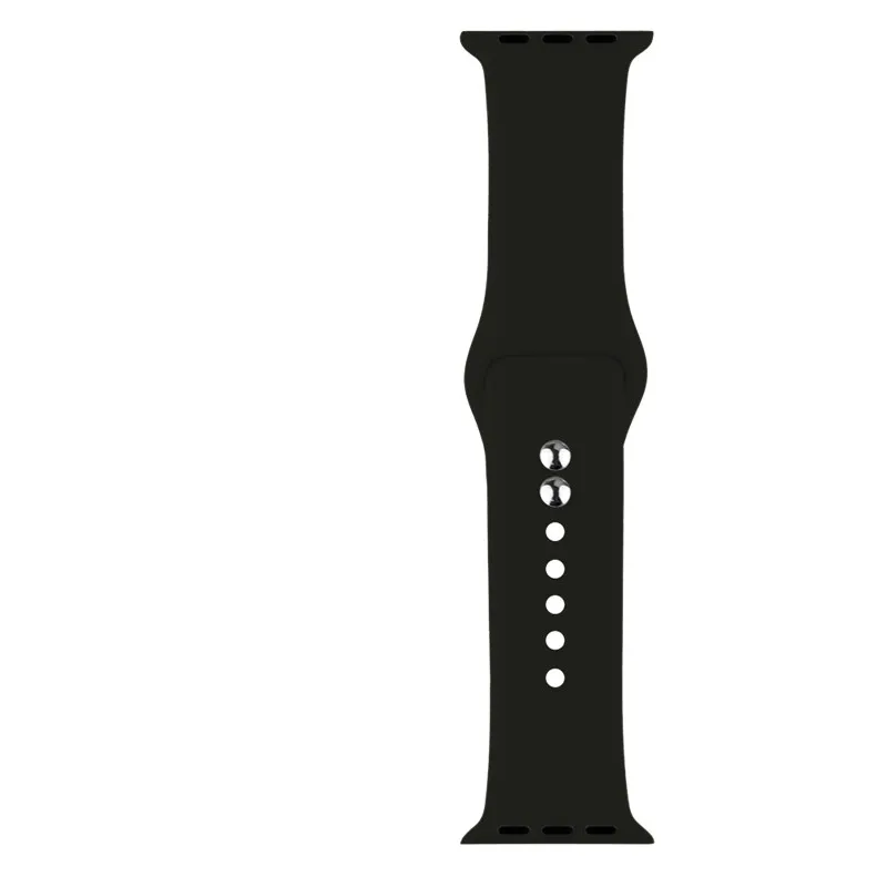 Мягкий силиконовый ремешок для часов Apple Watch 4/2/1 модный спортивный Iwatch серии