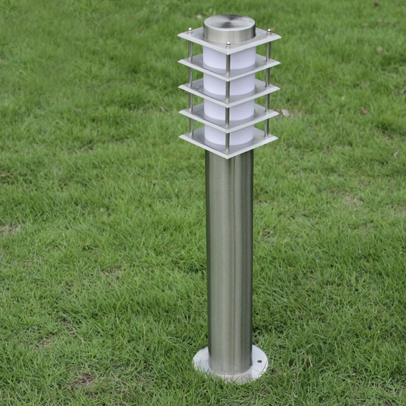 Водонепроницаемый светильник для газона из нержавеющей стали светодиодный