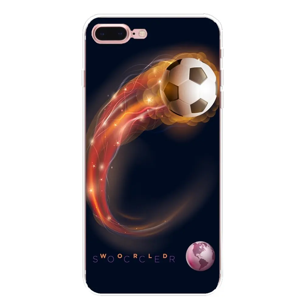 football soccer ball design Silicone Phone Cover Bag For Huawei Honor 5A LYO-L21 Y6 II Compact Y5 2 Y5II Mate 10 Lite Nova 2i 9i |