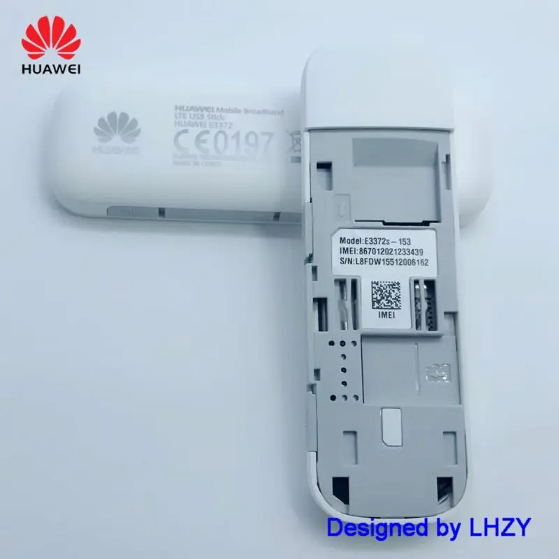 Разблокированный huawei E3372 E3372s-153 E3372s-153+ 2 шт CRC9 4G антенны 4G LTE 150 Мбит/с USB модем USB ключ Поддержка всех диапазонов