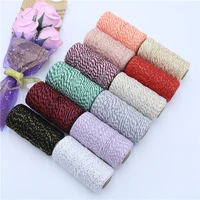 100metersroll 2ply bakers twine string cotton cords rope for home handmade christmas gift packing craft projects wholesale