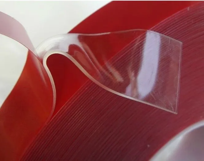 Красная силиконовая Двухсторонняя клейкая лента шириной 10 мм x 3 метра наклейка