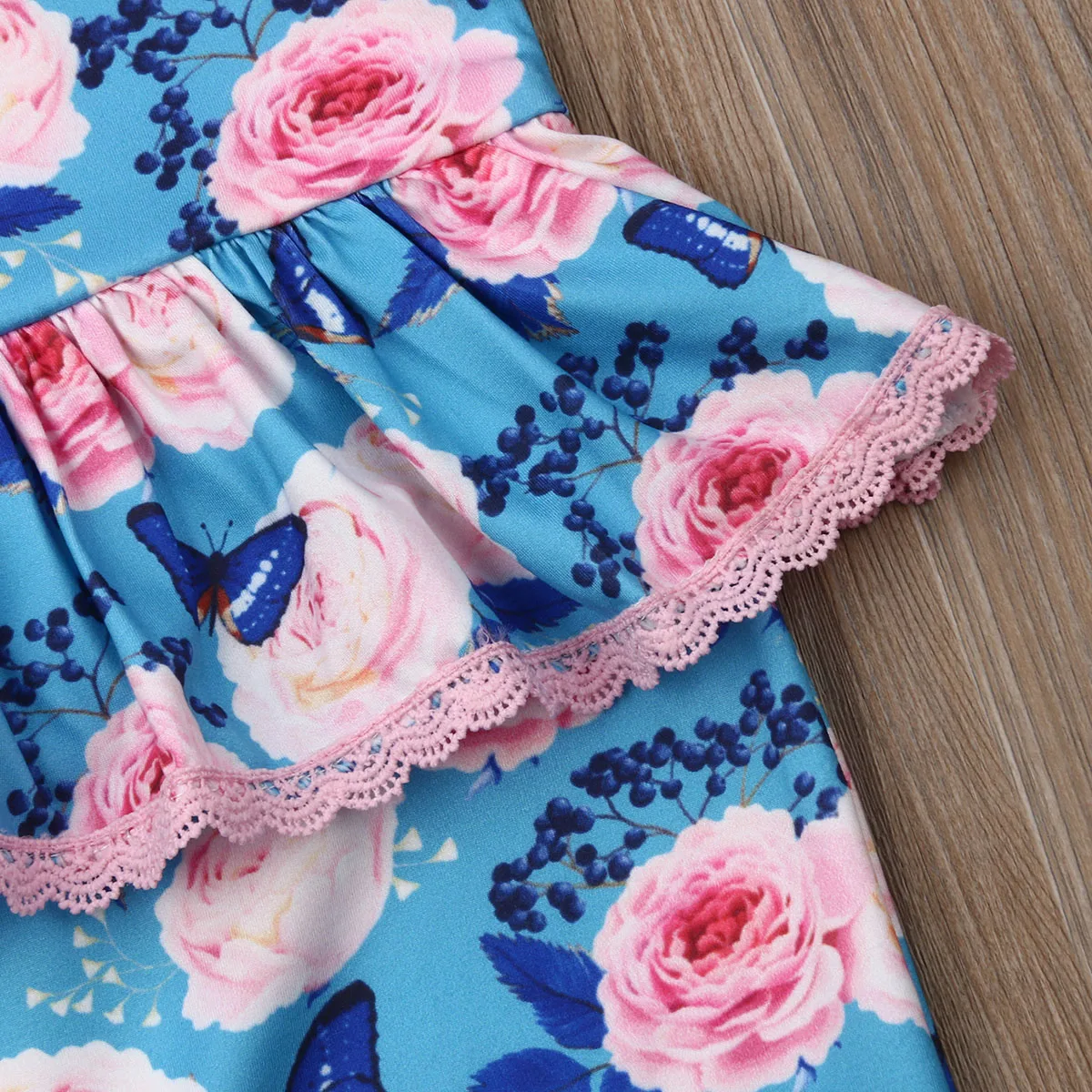 От 0 до 24 месяцев одежда для малышей с цветочным мотивом девочек Комбинезон