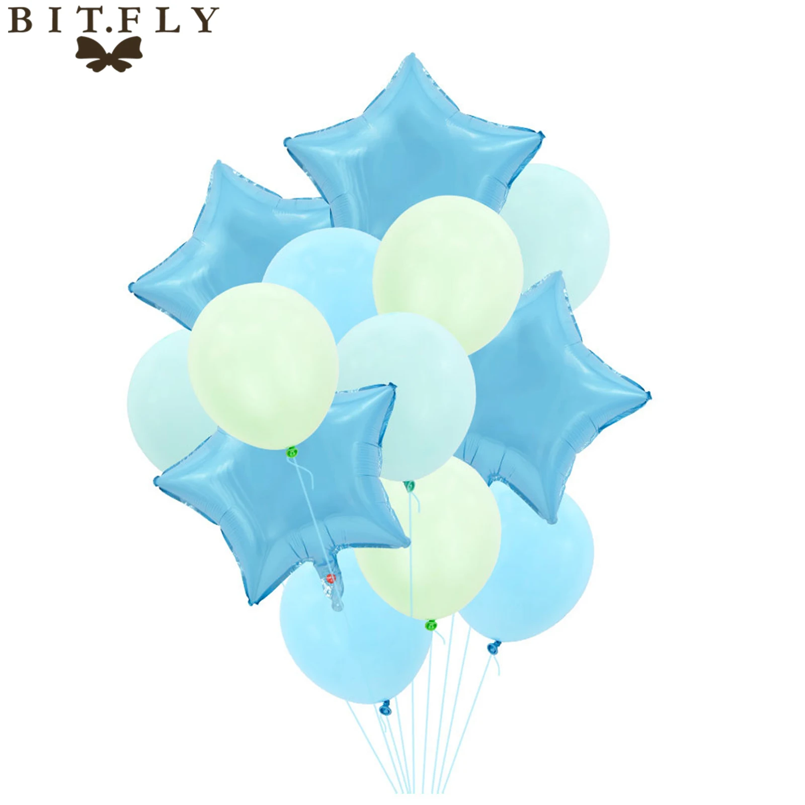 BIT. FLY день рождения Фламинго ананас конфетти латексный воздушный шар