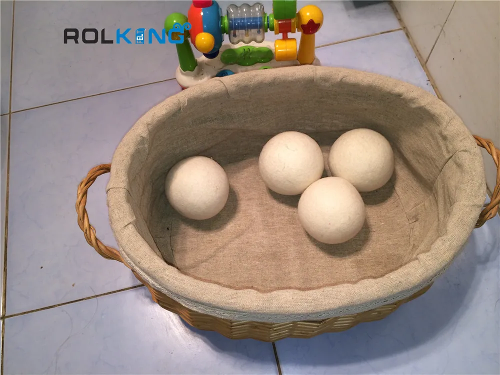 3 шт. с тканевой сумкой удобный для стирки овечья шерсть войлочные сушилки шары |