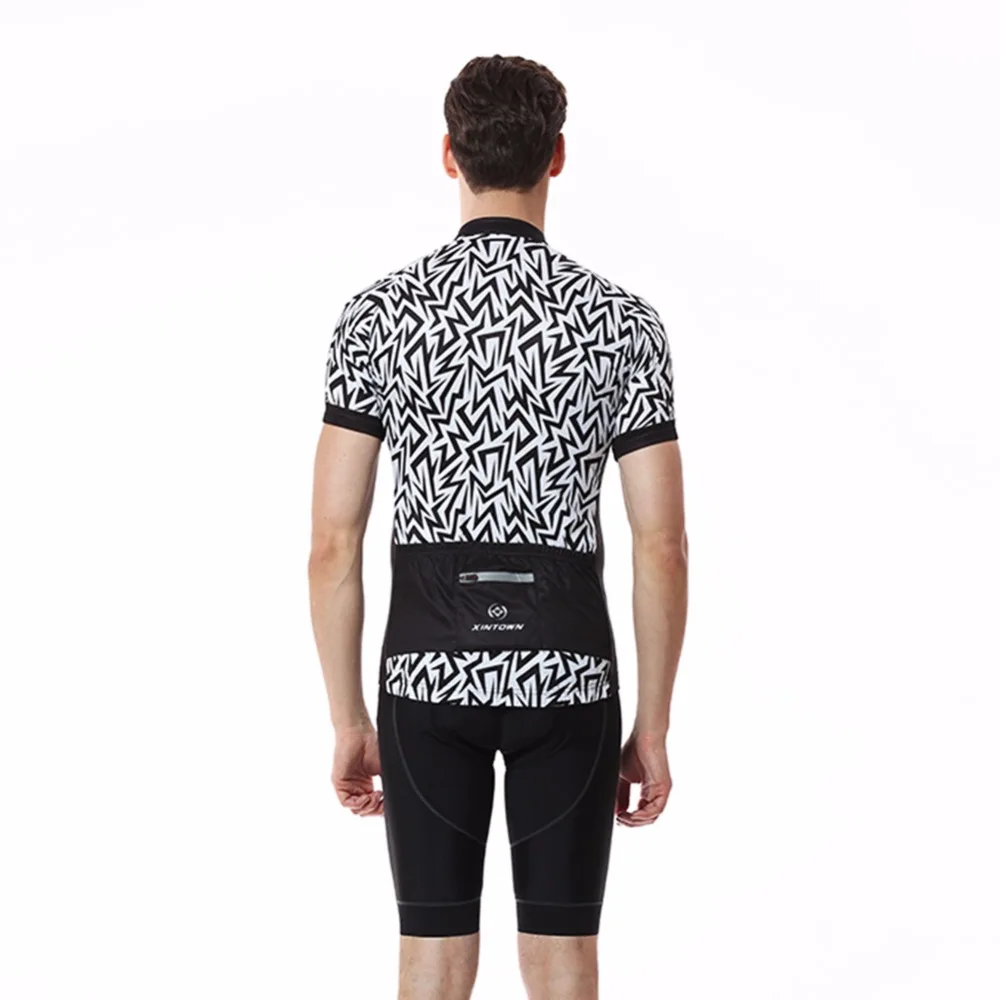 

XINTOWN Breathable Anti-Sweat Short Sleeve Cycling Sets Clothes Jerseys Bib Shorts Bike Ropa Ciclismo Bicycle Jerseys BANWEN
