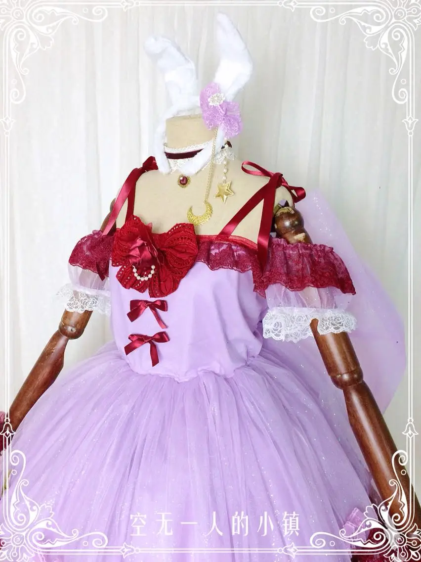 Seiran TouHou Project Косплей Seiran косплей костюм лолита летнее платье Высокое качество частный Костюм Сделано
