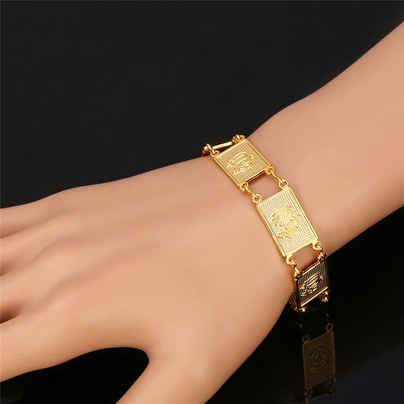 Allah наборы для женщин ожерелье серьги браслет модные ювелирные изделия