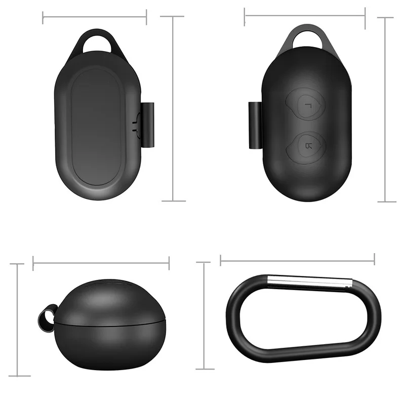Защитный чехол для Samsung Galaxy Buds 2019 флип-открытый силиконовый наушников