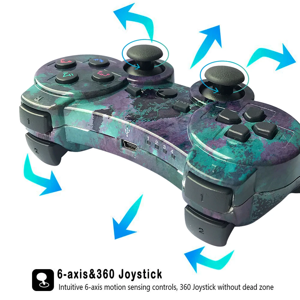 K ISHAKO контроллер для PS3 ПК беспроводной Bluetooth геймпад SONY Playstation 3 dualshock game