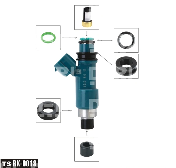 

free shipping!!200sets/box Top Feed MPI fuel injector repair kits for universal cars (TS-RK0018)