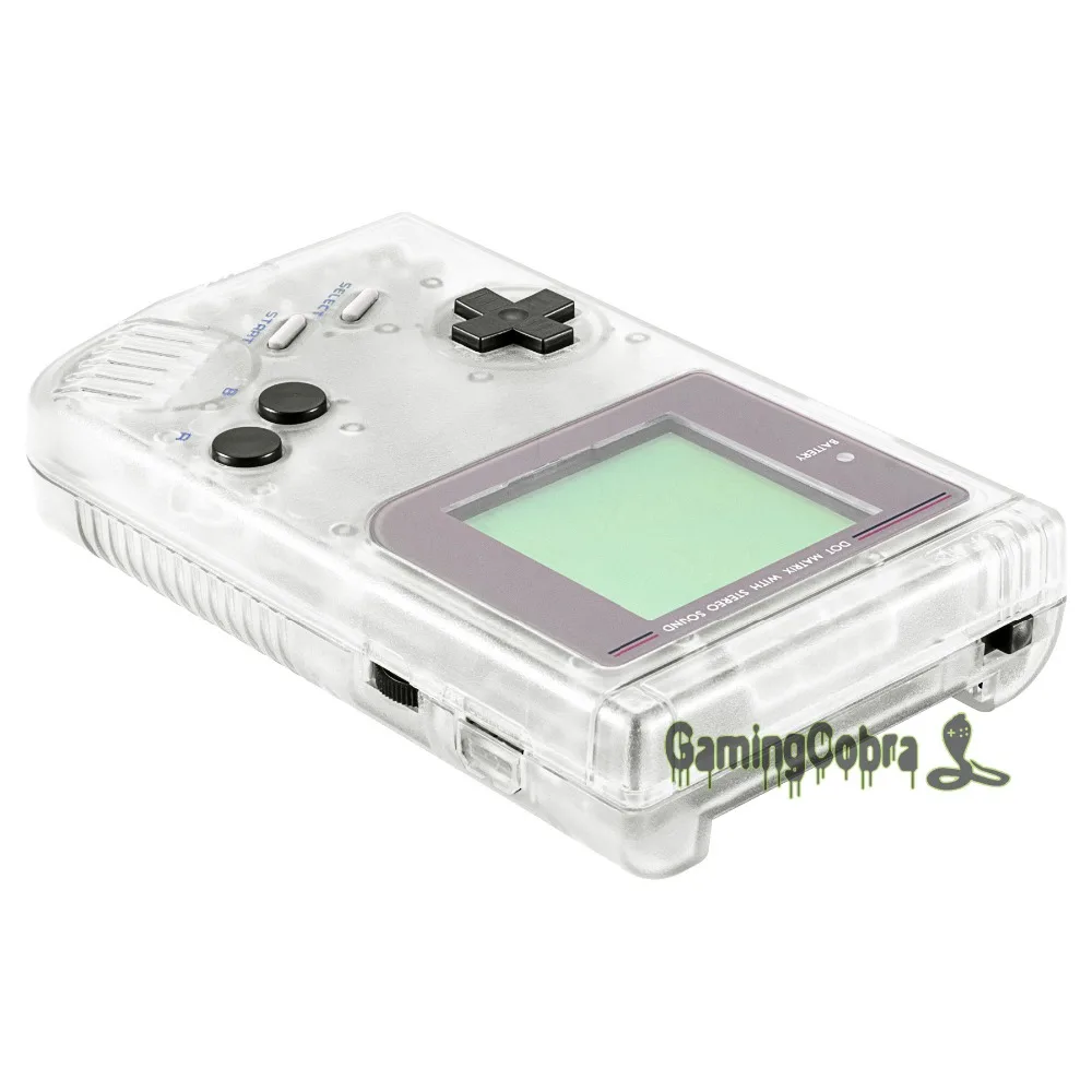 eXtremeRate Transparent Clear Full Housing Shell Buttons with Screen Len for Gameboy DMG-01 | Электроника
