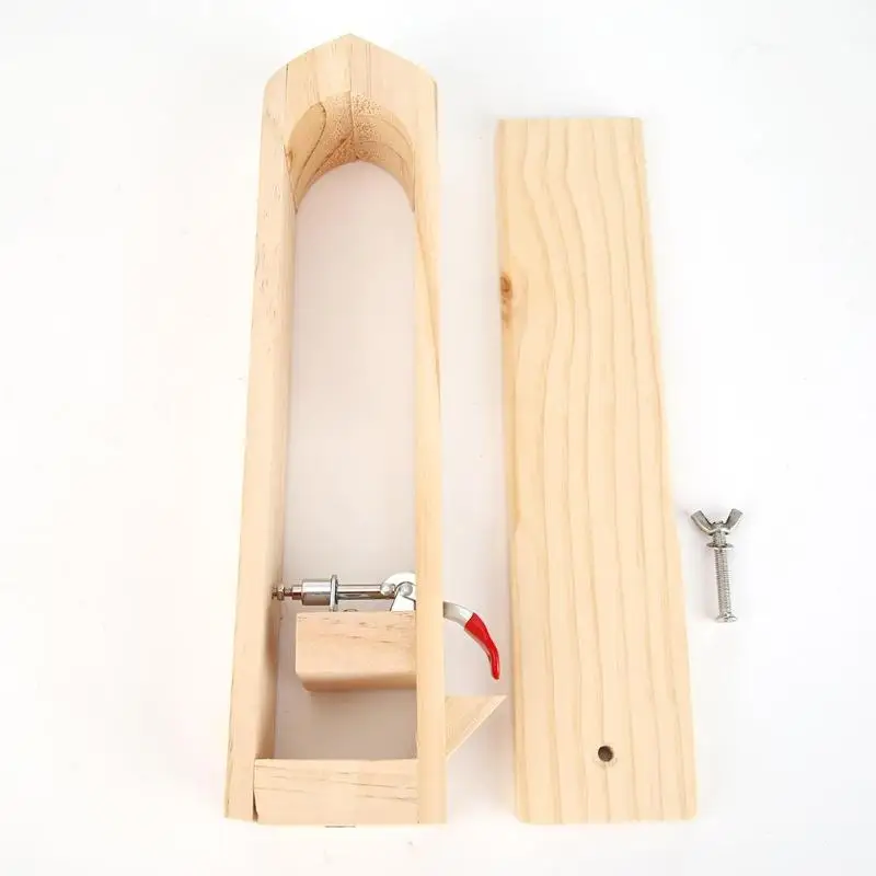 Кожаный подпорный зажим деревянный стол настольный для DIY шитья швейной шнуровки обработки ремесло пони Зажимная рама ручные инструменты