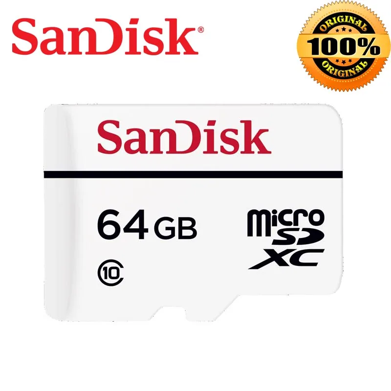 Двойной Флеш накопитель SanDisk высокоскоростной micro SD карта 32 ГБ 64 высокая