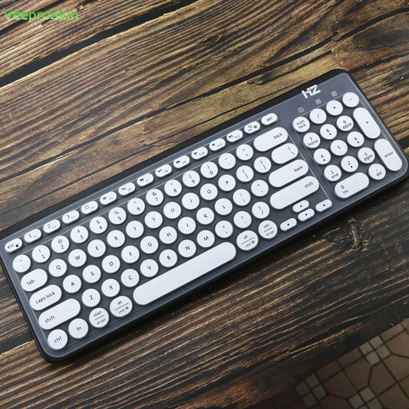 White Силиконовая клавиатура для ноутбука для logitech K780, многофункциональная беспроводная клавиатура K 780, защита кожи - Цвет: White