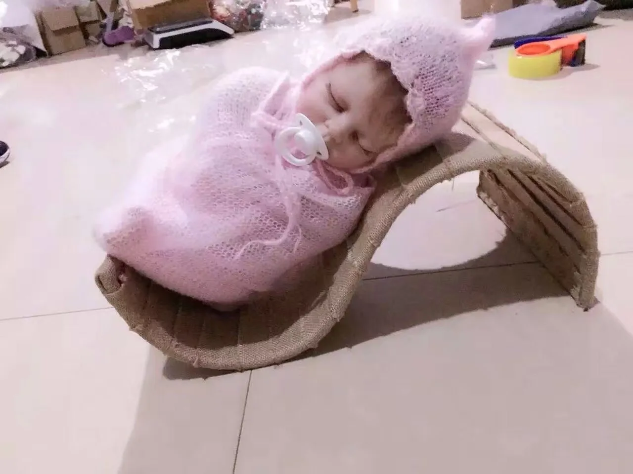 Детские сиденья Диван Новорожденный Фотография реквизит Flokati Корзина Аксессуары