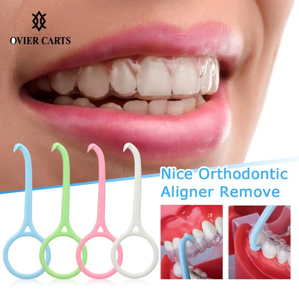 Съемные скобы прозрачный инструмент для выравнивания пластиковый