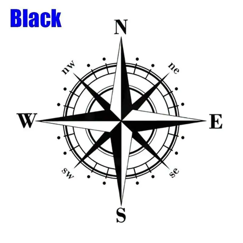 15 см * художественный дизайн виниловые автомобильные наклейки с компасом