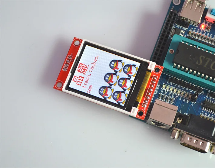 ЖК дисплей TFT 1 8 дюйма ST7735S 128x160 51/AVR/STM32/ARM 8/16 бит|Соединители| |