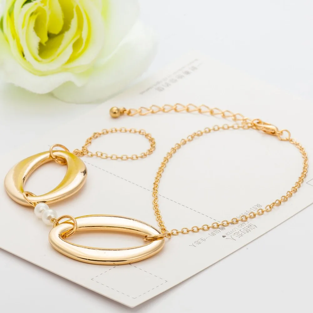 Новая мода фатимы палец кольцо ручной цепи жгута женщин Аксессуары Цепи Панк