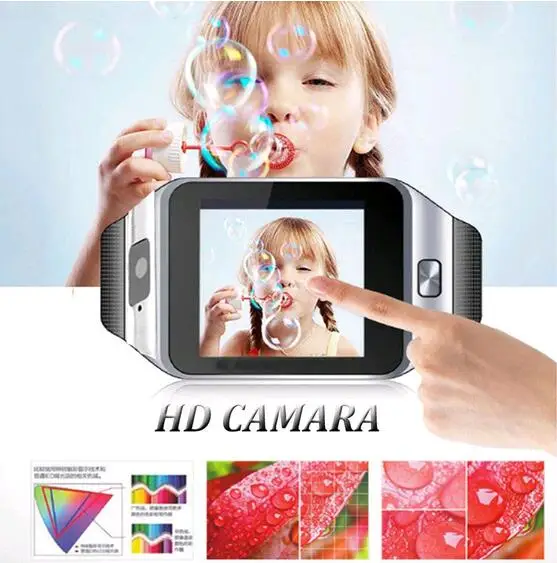 Умные часы DZ09 с камерой Bluetooth звонки спорт SIM TF карта iOS Android | Наручные