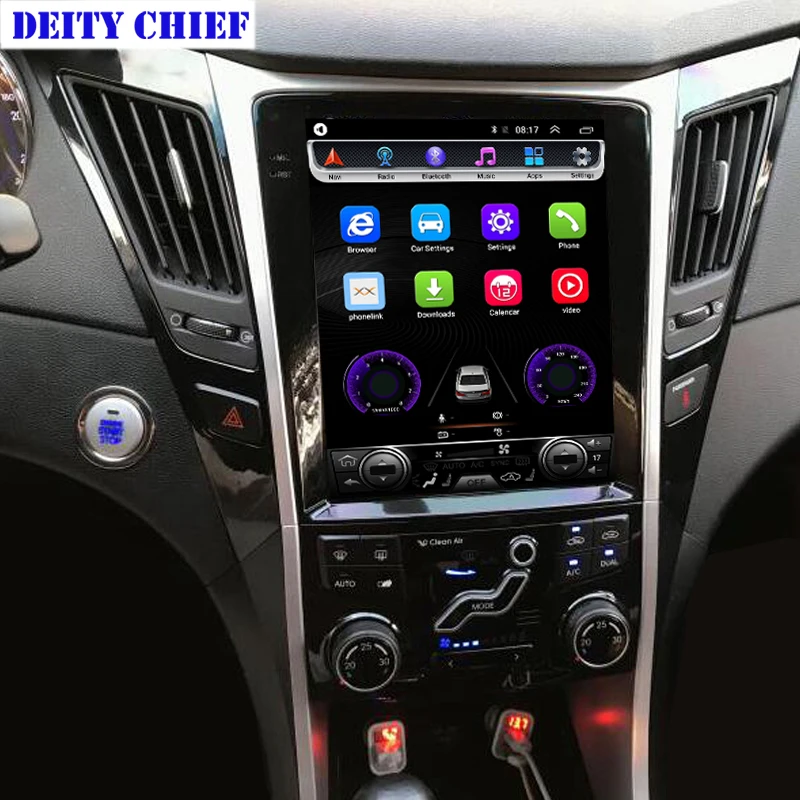 Вертикальный экран android автомобильный gps мультимедийный Видео Радио плеер в тире