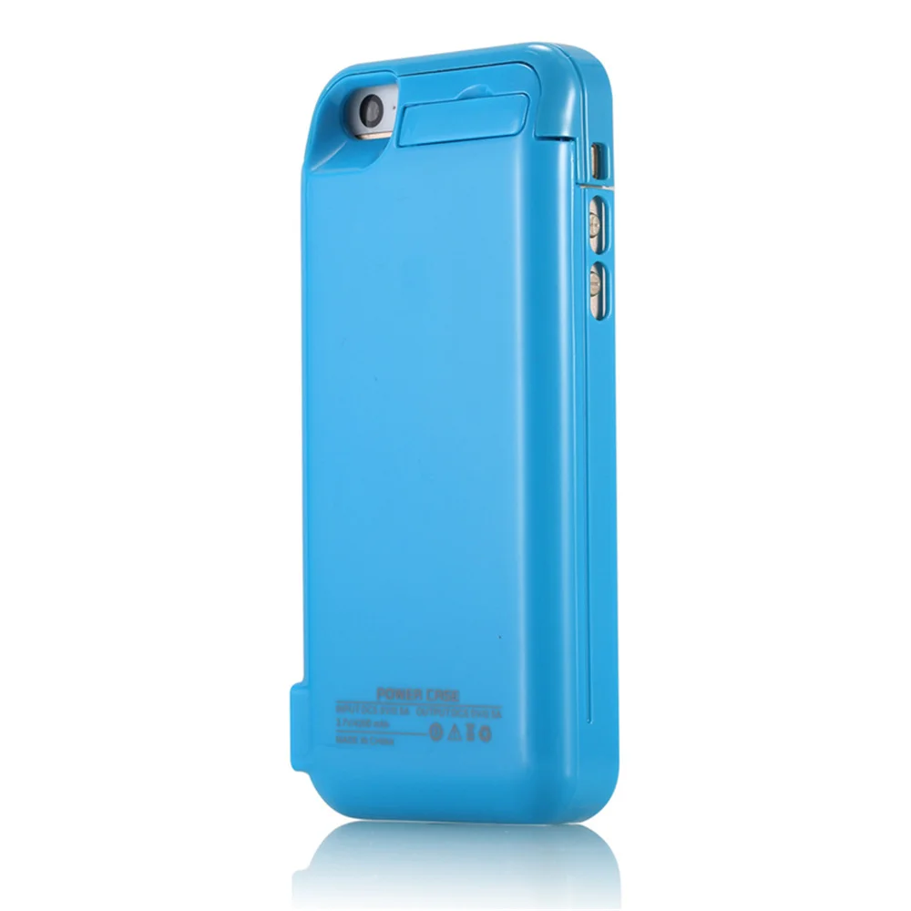 Blue NTSPACE 4200 мАч портативный внешний аккумулятор чехол для iPhone 5 Внешний аккумулятор зарядное устройство чехол для iPhone 5S, se чехол для аккумулятора - Цвет: Blue