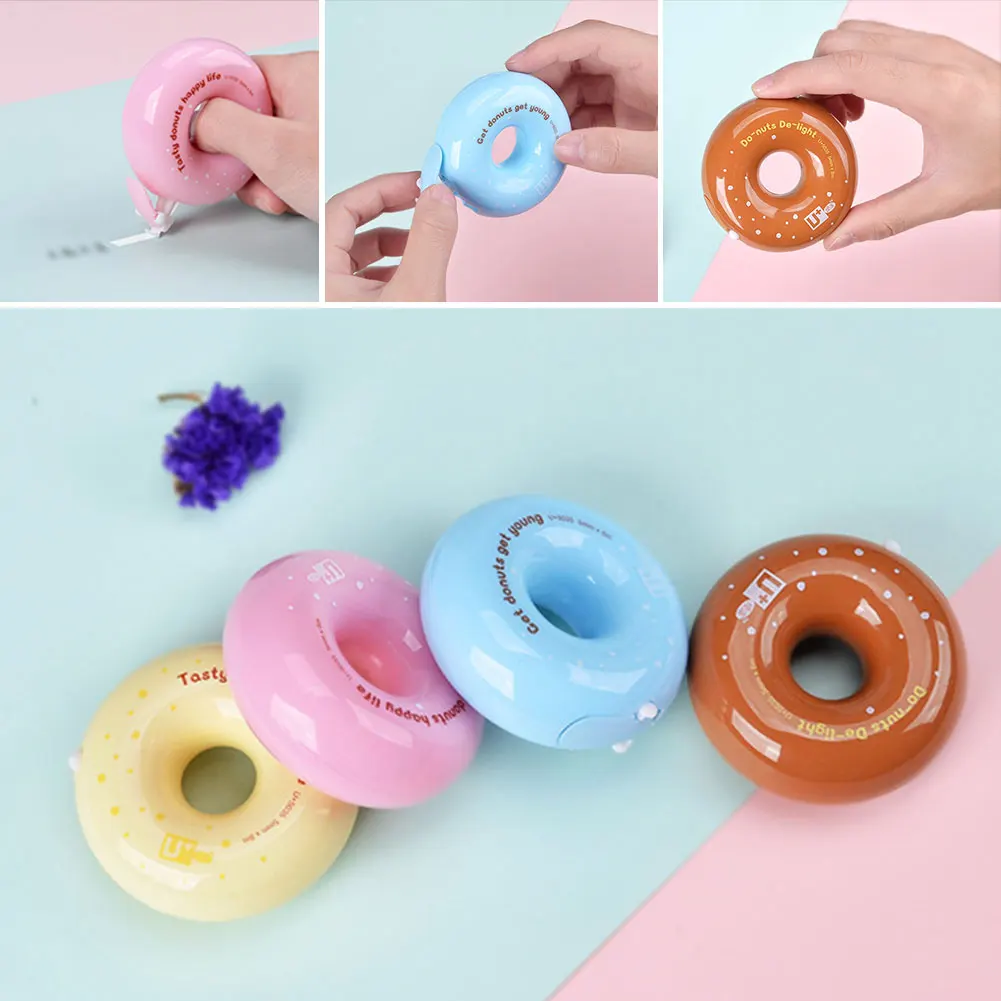 Белый из коррекции роликовый корректор пресс-коррекция лента дети Kawaii клей Гладкий