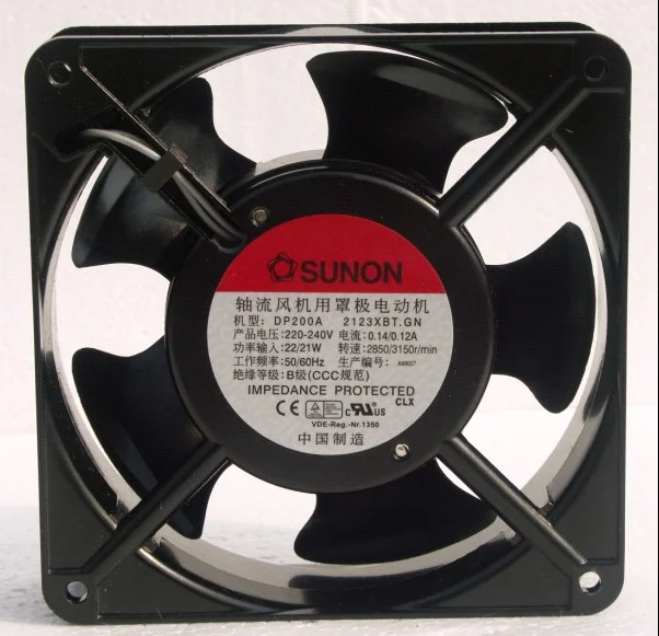 Вентилятор охлаждения для шкафа SUNON DP200A 2123XBT 12038 12 см 220 в 120*120*38 мм | Компьютеры и