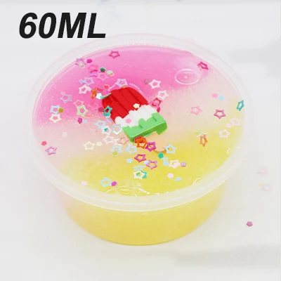 1 Fluffy Slime Color Ice Cream Cloud Star Slime Modeling Clay Rainbow Slime Toy For Children Antistress Lizun Additives for Slices - Цвет: 1