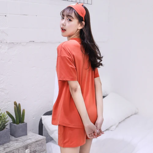 Шорты Pj набор женские пижамы с круглым вырезом Милая Пижама &quotМедвежонок&quot