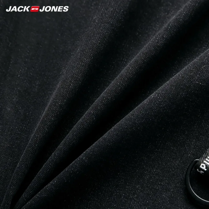 JackJones мужские эластичные облегающие черные джинсовые шорты с завязками и