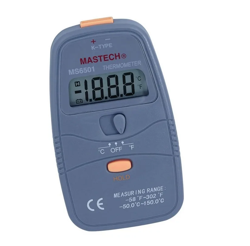Цифровой термометр MASTECH MS6501 с ЖК дисплеем|thermocouple digital thermometer|digital thermometerthermocouple |