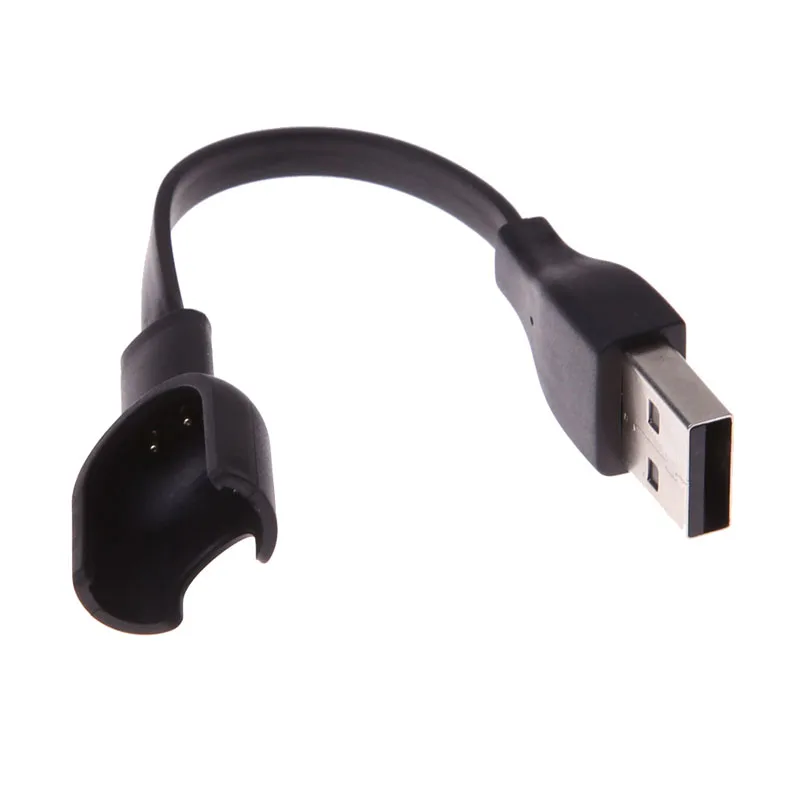 portable wearable devices usb power cable charger for xiaomi mi band 2 mi band 2 charger tpu smart bracelet 13cm 5v free global shipping