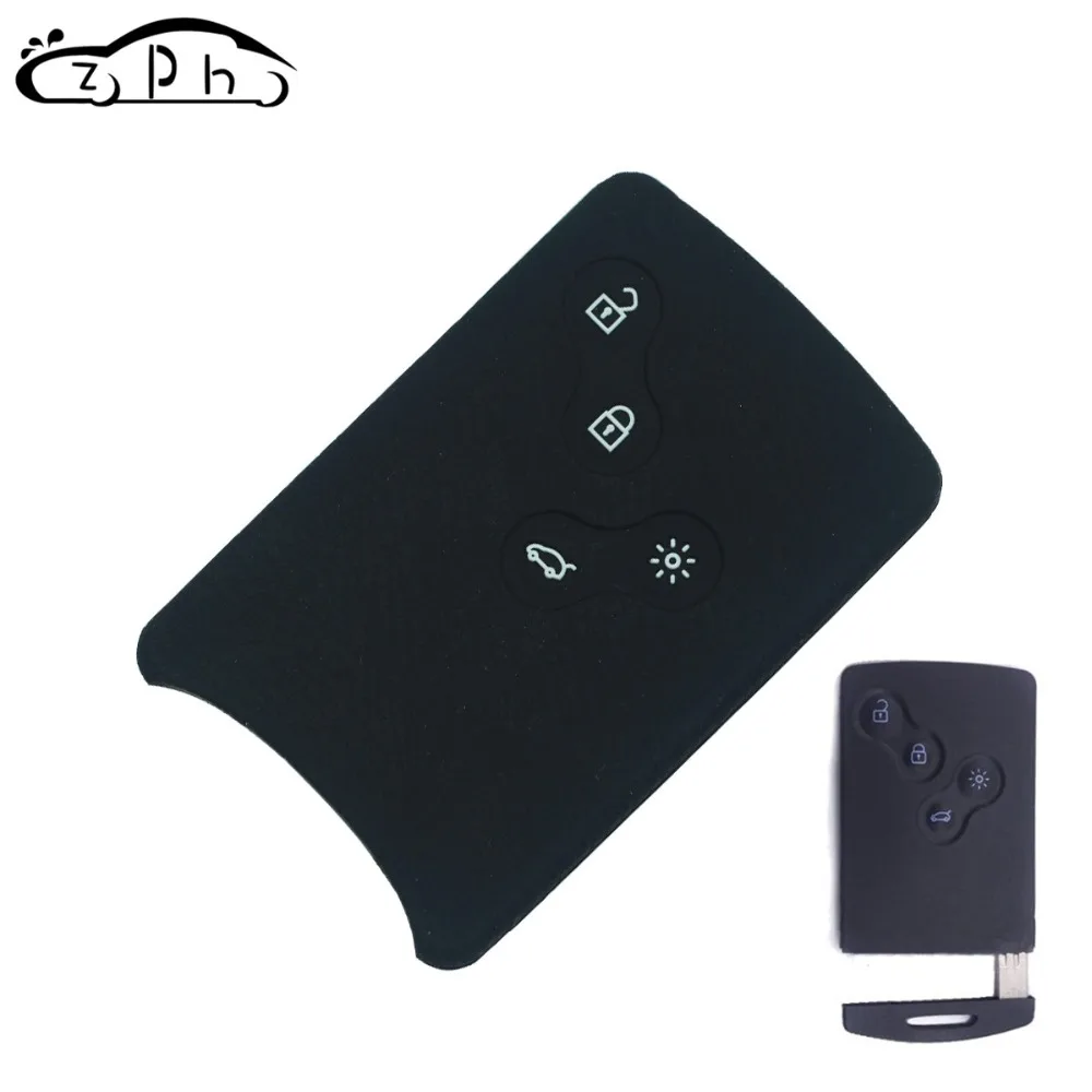 Защитный чехол для автомобильного ключа силиконовый с 4 кнопками Renault Clio Logan Megane 2 3