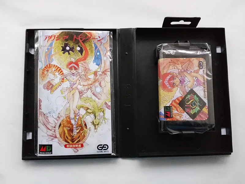 Игра MD: Alisia Dragon (японская версия! Коробка + инструкция картридж!) | Электроника