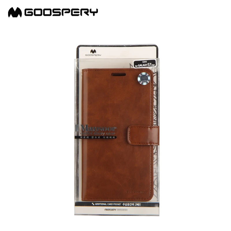Sam S10 Original Goospery Mansoor Diary Flip Wallet MultFunction Case For samsung galaxy S8 S9 plus note8 note 9 + card holders | Мобильные