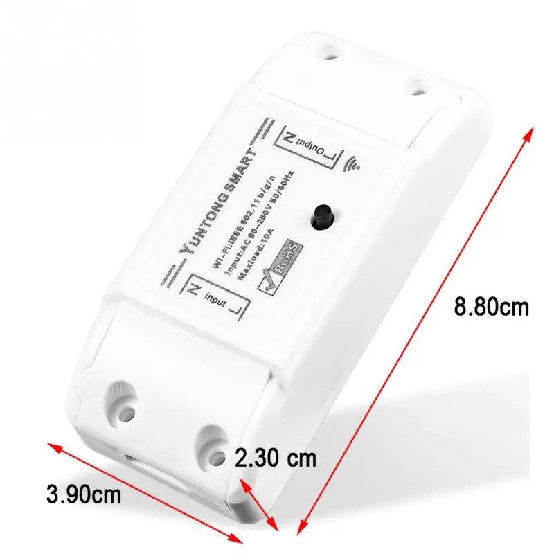 2018 распродажа новинок белый смарт Беспроводной переключатель Wi-Fi 8.80x3.90x2.30 см