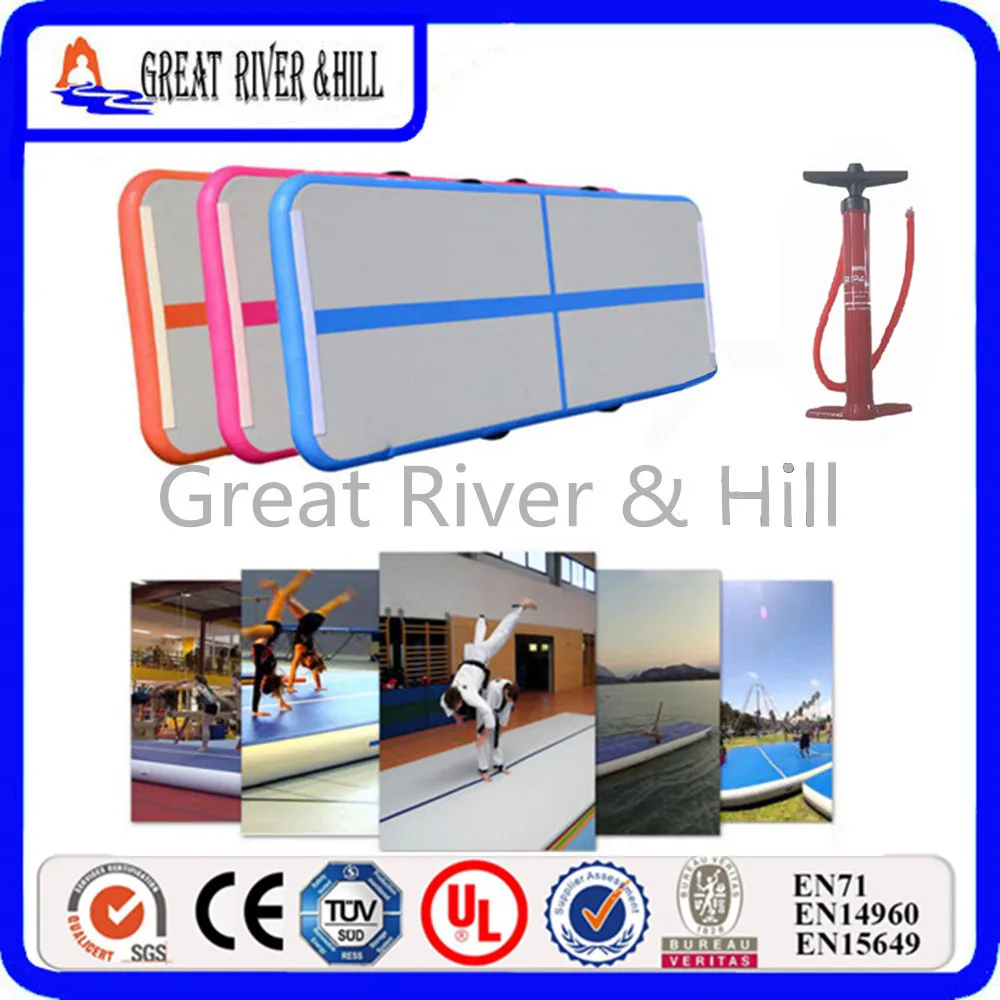 

Great River Hill sports mat 3Mx1MX0.1M inflatable gym mat for tumbling training
