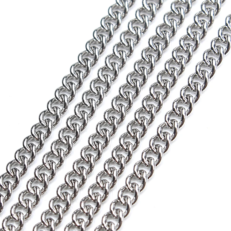 5 м/упаковка ювелирные цепочки из нержавеющей стали | Украшения и аксессуары