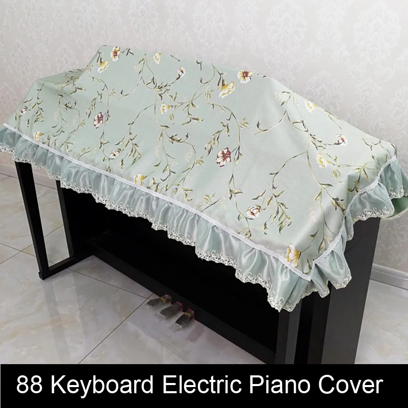 

88 Keys Digital Piano Keyboard Cover Universal Lace Full Cover Electronic Instrument Cover Dustproof Dirt Proof Protector