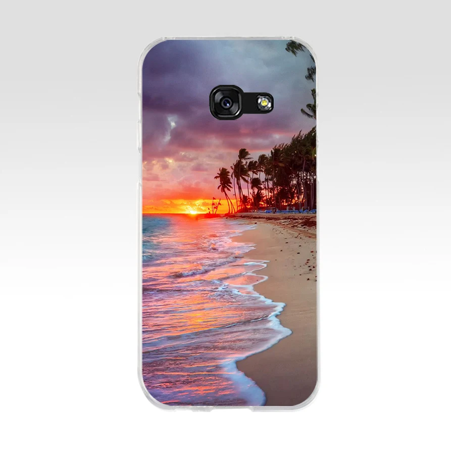 Мягкий силиконовый чехол из ТПУ 91AQ Sea of Love для телефона Samsung galaxy a3 a5 2016 2017 a6 A8 2018 |