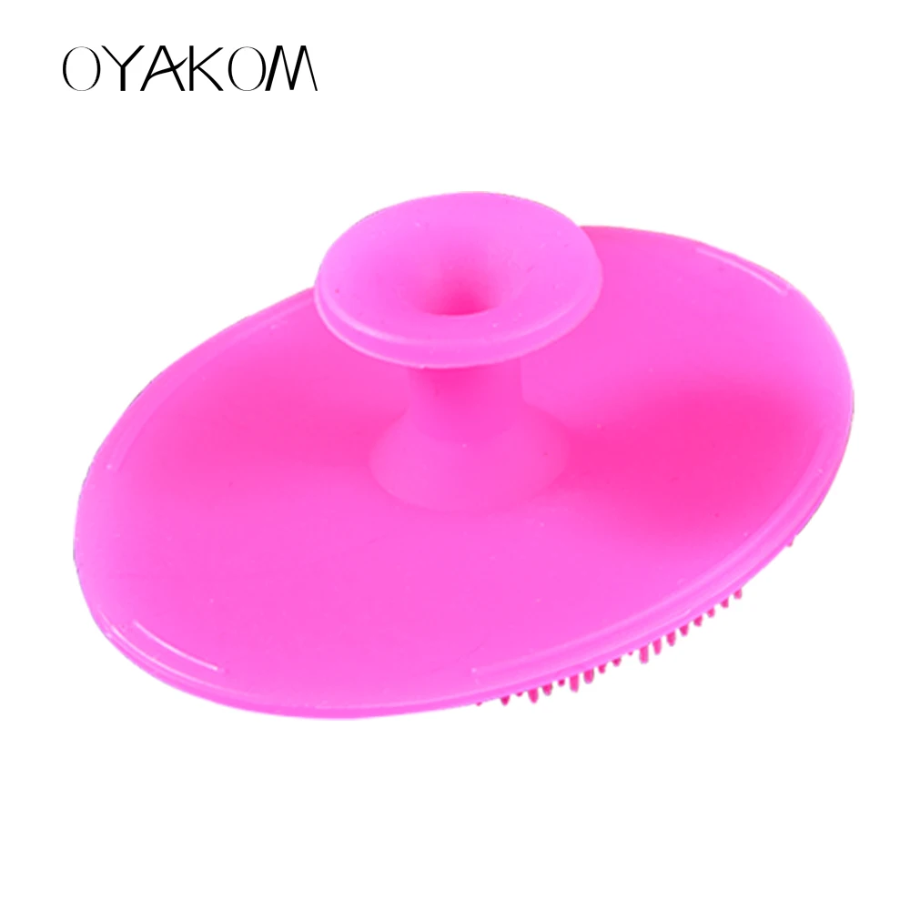 Мягкая силиконовая Очищающая щетка для лица OYAKOM отшелушивающая удаления черных
