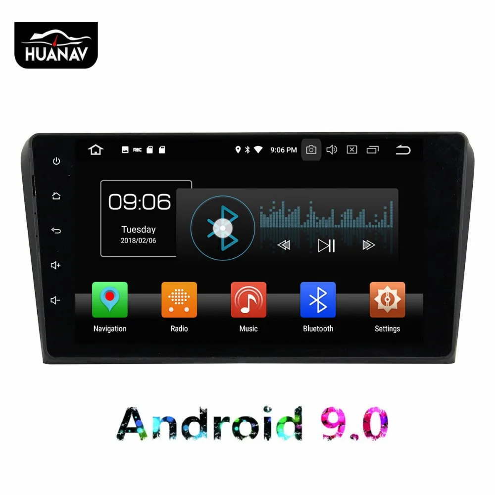 DSP Android 9 0 автомобильный без dvd-плеера GPS навигация для Mazda 3 2010 2011 2012 Авто Радио