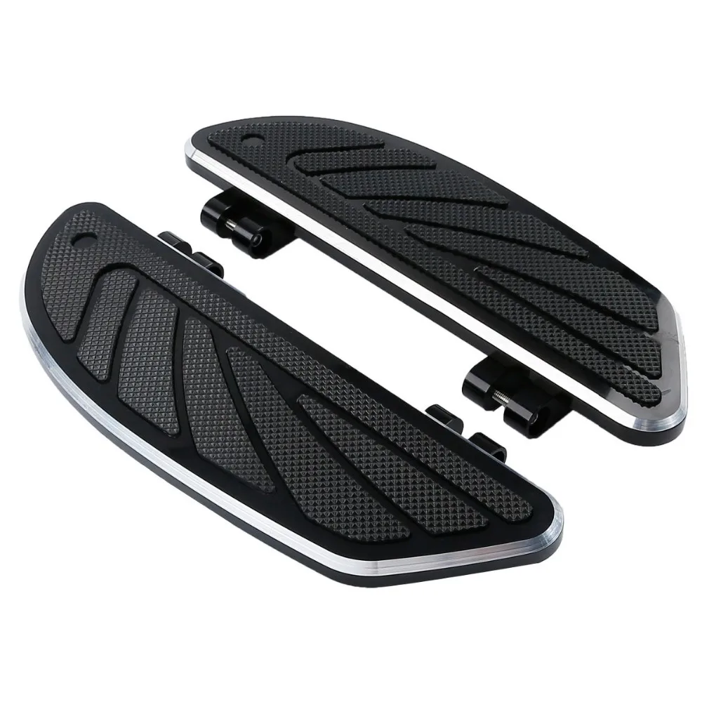 

Motorcycle Rider Footboard Insert Kit Set For Harley Touring Road King Street Electra Glide FL Softail FLTR 1986-2018