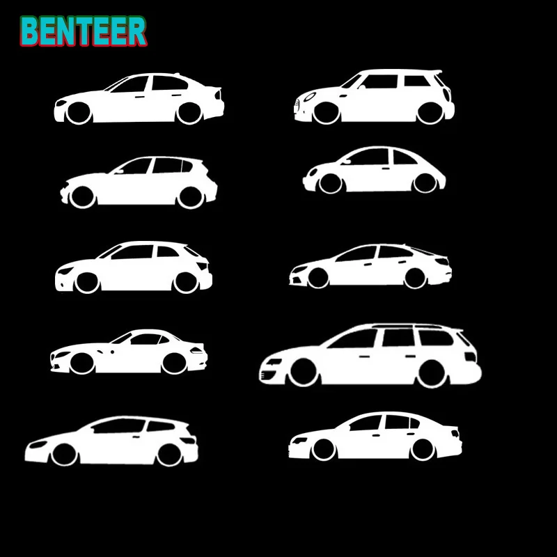 Наклейка на кузов автомобиля для bmw 1 3 серии Z4 MINI volkswagen CC Passat R36 Scirocco beetle Audi A1 2