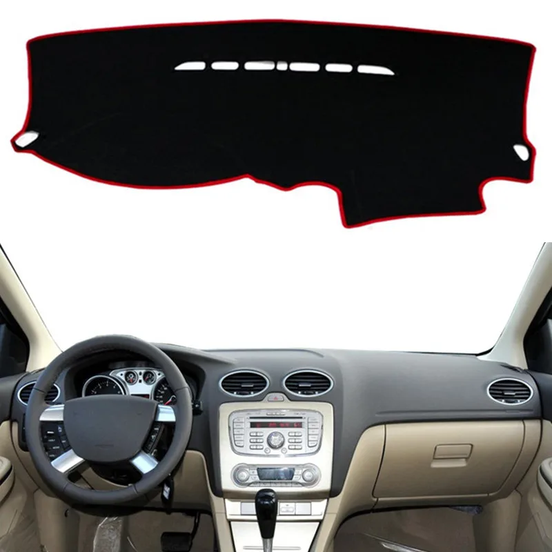 

For Ford Focus 2 MK2 2005 2006 2007-2011 Dashboard Mat Cover Dashmat Pad Anti-UV Sun Shade Instrument Carpet Car Accessories LHD