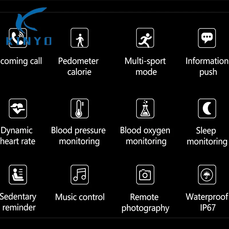 Смарт-браслет smart band pk xio mi 3 водонепроницаемый спортивный трекер с функцией